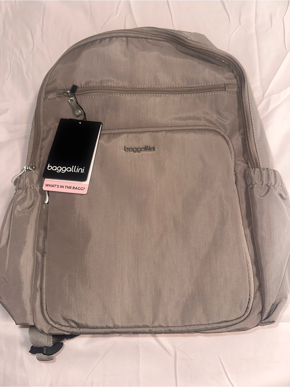Baggallini Taupe Everyday Backpack